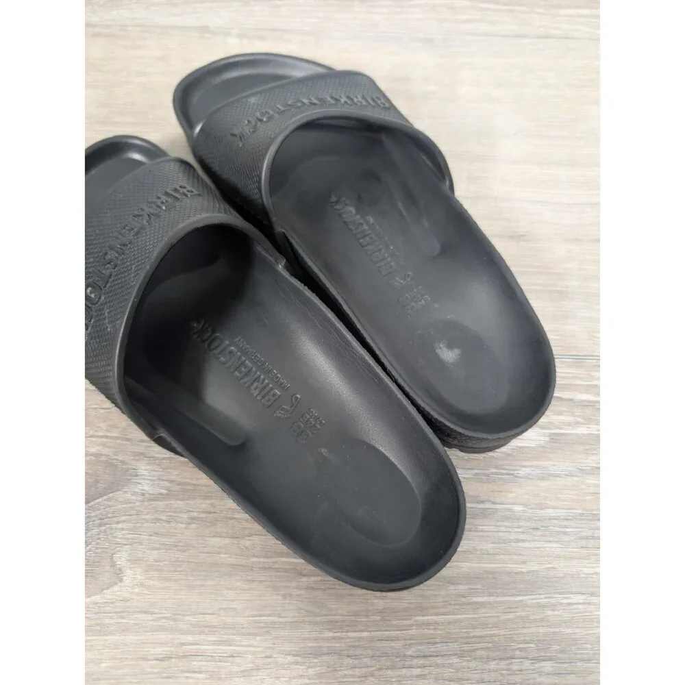Birkenstock Barbados Essentials EVA Black Slide Sandals Unisex Women 7/Men 5